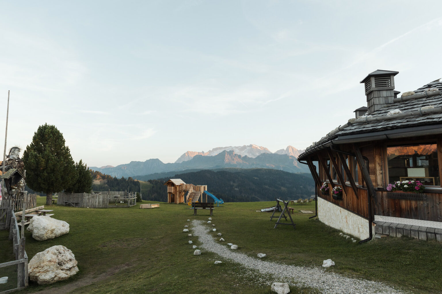 giardino ristorante alpino piz arlara